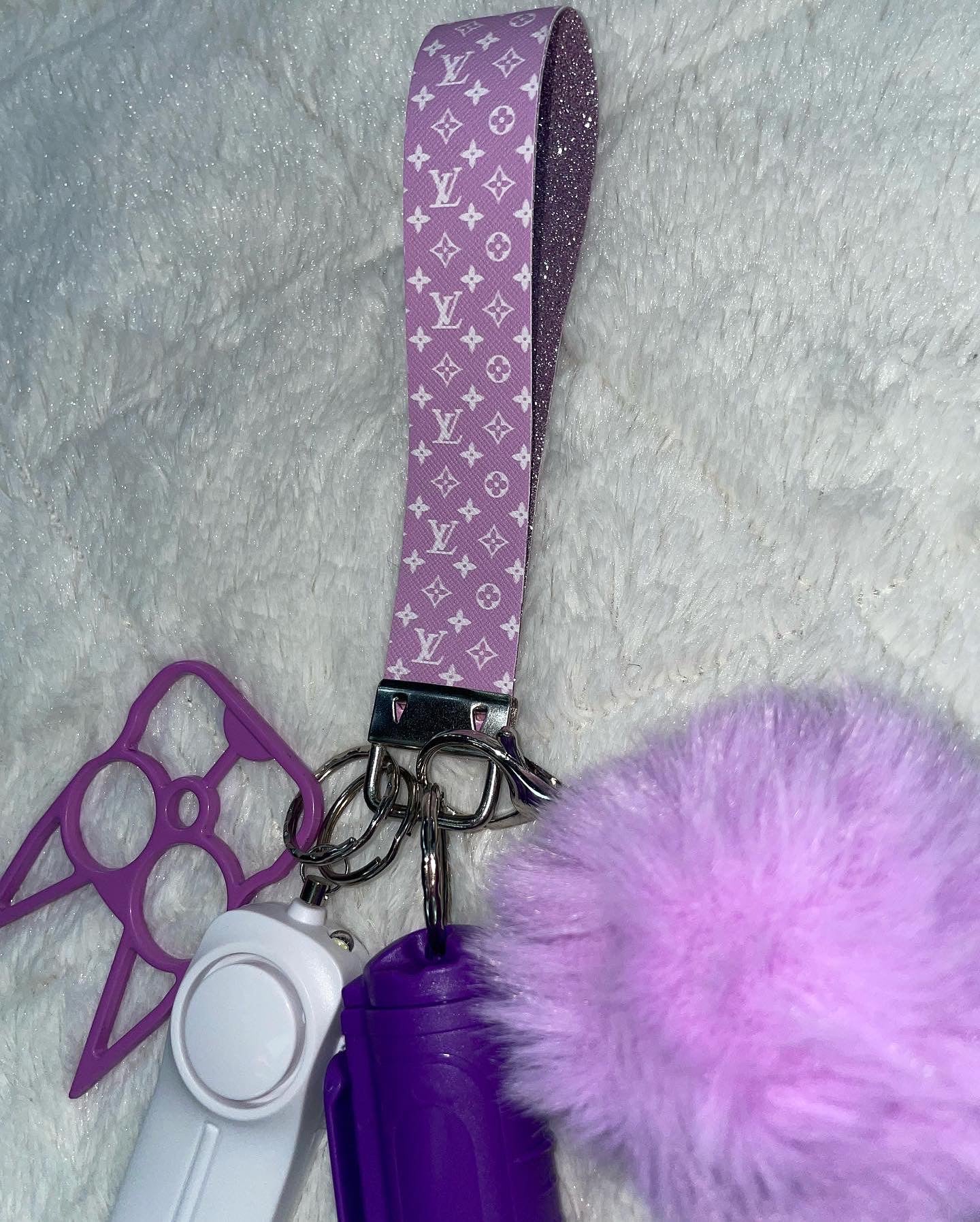 Purple & White LV