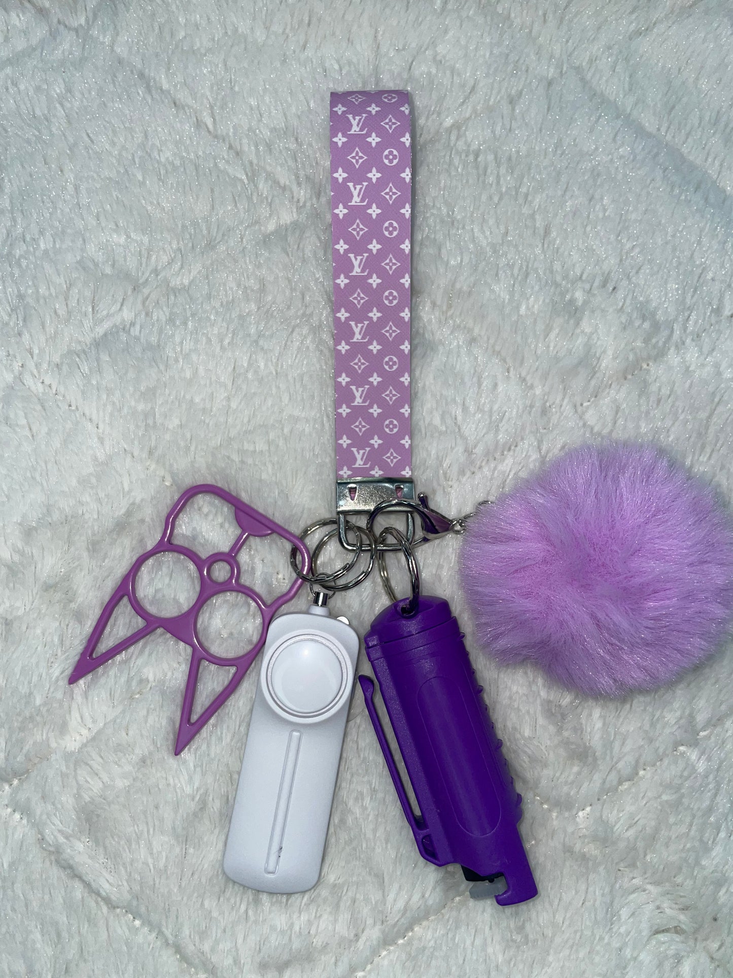 Purple & White LV