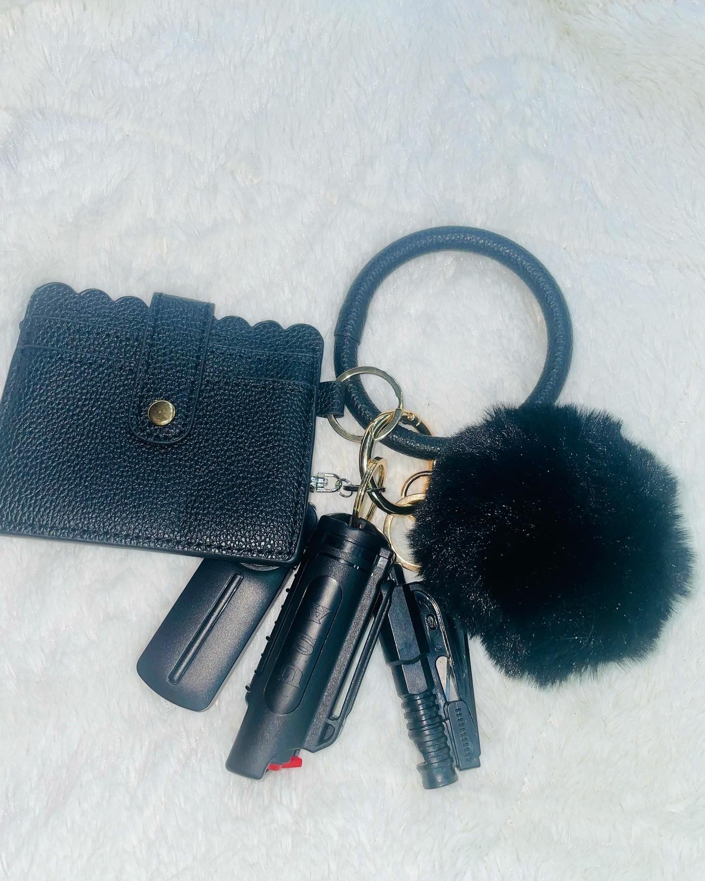Black Wallet Ring